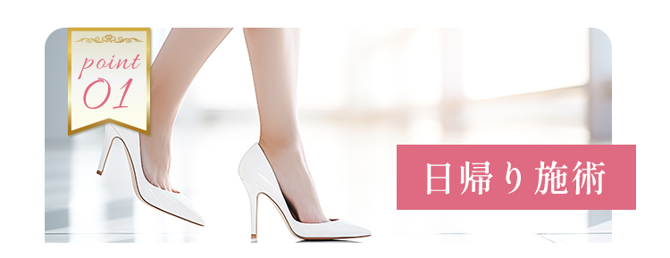 日帰り施術